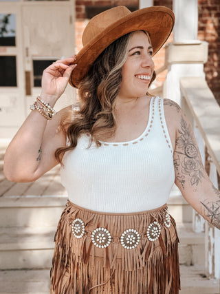 Amelia Wide Brim Hat - Camel - 260 Fashion Accessories - The Farmhouse