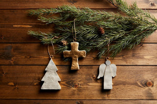 Angel Gold Concrete Ornament - The Farmhouse