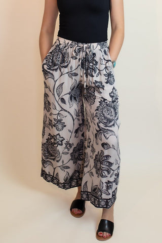 ANGIE Women's Amalfi Garden Wide Leg Pants - 240 Pants - The Farmhouse