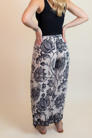 ANGIE Women's Amalfi Garden Wide Leg Pants - 240 Pants - The Farmhouse