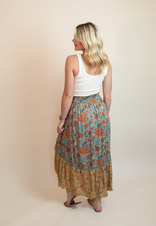ANGIE Women's Portofino Patchwork Maxi Skirt - 220 Shorts + Skirts - The Farmhouse