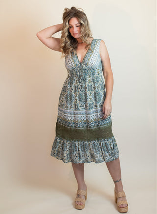ANGIE Women's Saltwater Blossom Dress - 170 Dresses - The Farmhouse