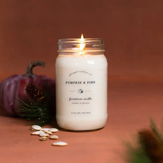 ANTIQUE CANDLE CO.®, 16oz Candle, Pumpkin & Pine - 410 Candles & Scents - The Farmhouse