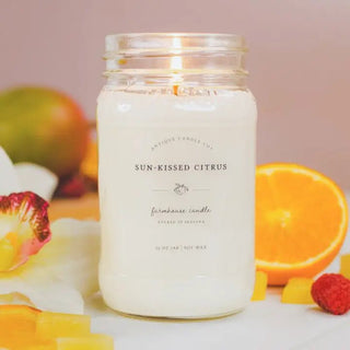 Antique Candle Co. - Sun Kissed Citrus 16oz Candle - 410 Candles & Scents - The Farmhouse