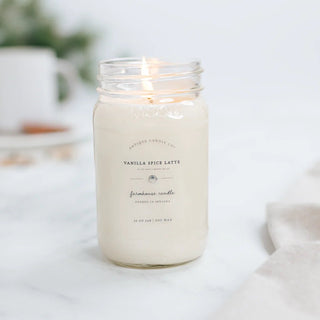 Antique Candle Co - Vanilla Spice Latte 16oz Candle - 410 Candles & Scents - The Farmhouse
