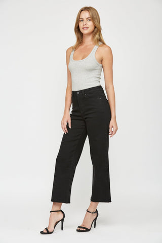 Array Mica Black Wide Leg Crop MXP - WO19BK - Bottom - Pants - The Farmhouse