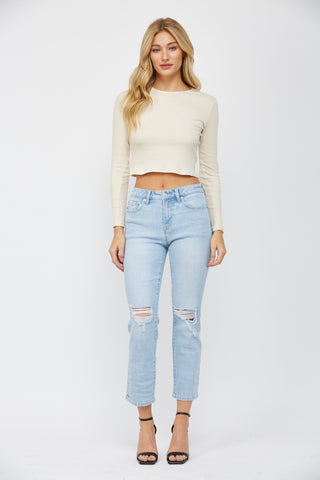 Array Mica Mid Rise Cigarette Crop MDP - C3049 - Bottom - Pants - The Farmhouse