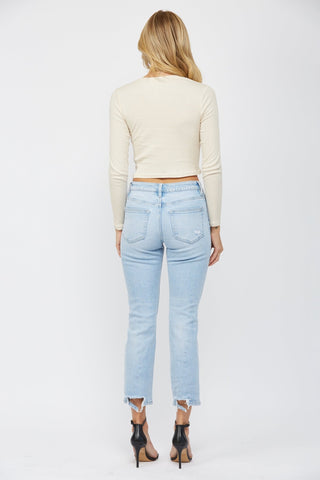Array Mica Mid Rise Cigarette Crop MDP - C3049 - Bottom - Pants - The Farmhouse
