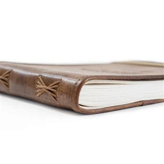 Artisan Leather Journal - Be Happy - The Farmhouse