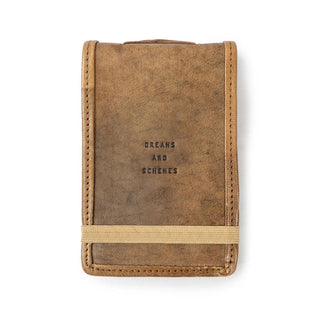 Artisan Leather Mini Journal - Dreams and Schemes - The Farmhouse