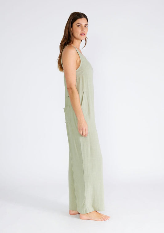 Arwen Relaxed Fit Sleeveless V-Neck Jumpsuit - The Farmhouse