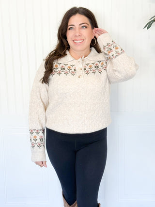 Autumn Bloom Sweater - 160 Outerwear - The Farmhouse
