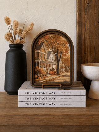 Autumn Street Arch Framed Art 8.25x11" - 420 Home Decor - The Farmhouse
