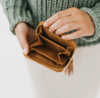 Ava Accordion Zip Around Wallet, Pebble Brown - 280 Bags - The Farmhouse