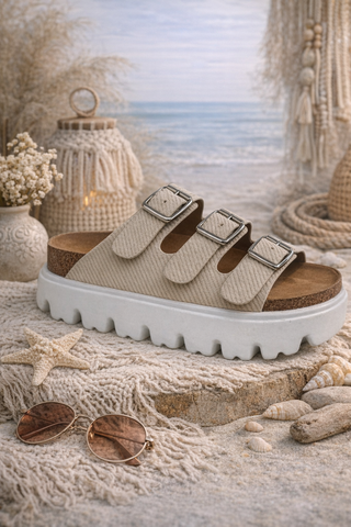 Very G Plaza Slip On Platform Sandal