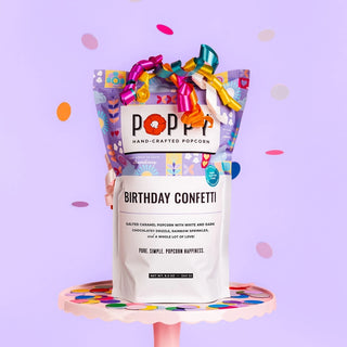Poppy Hand Crafted Popcorn, Birthday Confetti