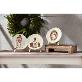 Baby Jesus Plate Stand - The Farmhouse