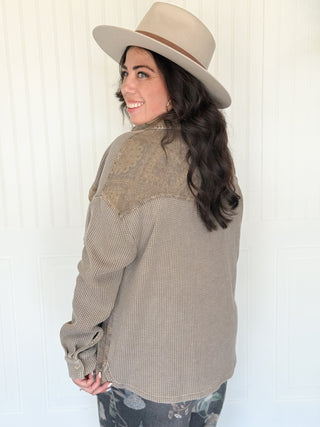Bandana Wash Thermal Shirt - 160 Outerwear - The Farmhouse