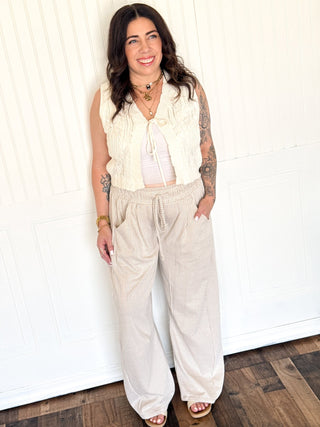 Bardot Stripe Barrel Pants - 240 Pants - The Farmhouse