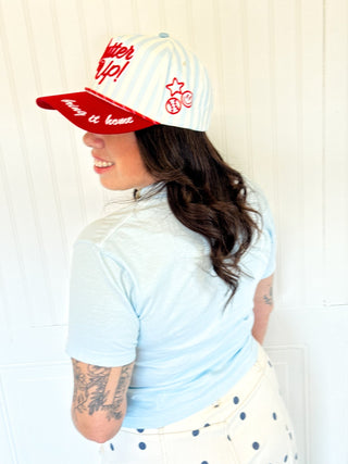 Batter Up Stripes Hat - 260 Fashion Accessories - The Farmhouse