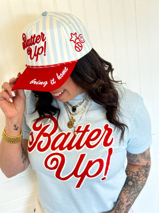 Batter Up Stripes Hat - 260 Fashion Accessories - The Farmhouse