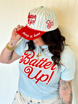 Batter Up Stripes Hat - 260 Fashion Accessories - The Farmhouse