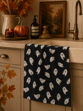 Geometry Ghosted Tea Towel