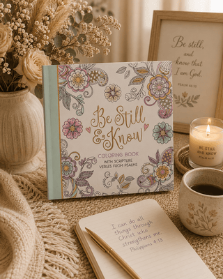 Be Still and Know Coloring Book - 423 Stationery - The Farmhouse