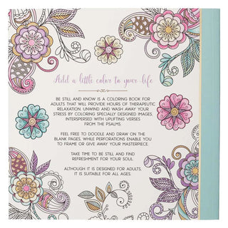 Be Still and Know Coloring Book - 423 Stationery - The Farmhouse