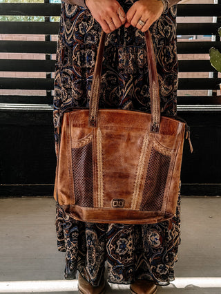 BedStu Amelie Bag, Tan Teak Mason - The Farmhouse