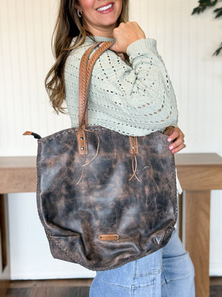 BedStu Barra ll Purse, Black Lux Tan Rustic - 280 Bags - The Farmhouse