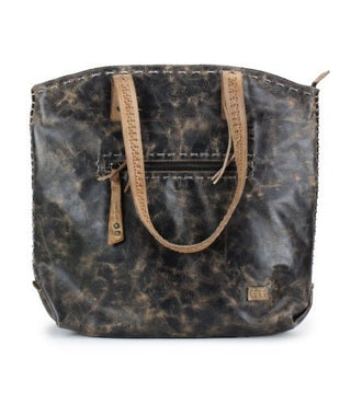 BedStu Barra ll Purse, Black Lux Tan Rustic - 280 Bags - The Farmhouse