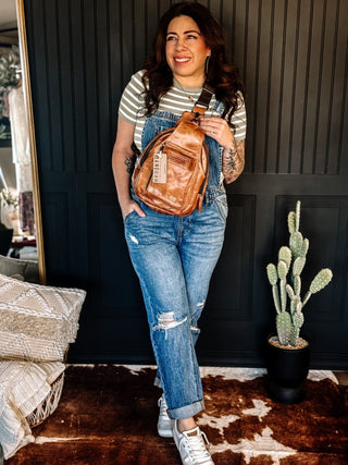 BedStu Beau Backpack, Tan Rustic - 280 Bags - The Farmhouse