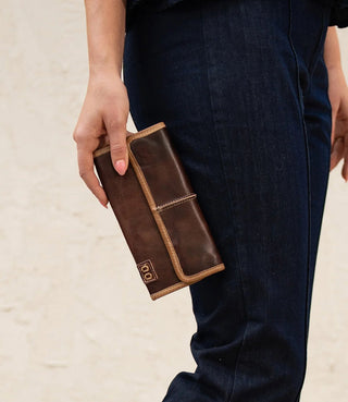 BedStu Canton Wallet, Teak Oats Rustic - 450 BedStu Dropship - The Farmhouse