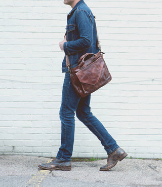 BedStu Depp Messenger Bag, Teak Dip Dye*** - 450 BedStu Dropship - The Farmhouse