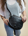 Black Rustic Embossed