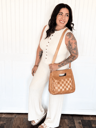 BEDSTU Orchid Bag, Tan Oats Rustic ** - 450 BedStu Dropship - The Farmhouse