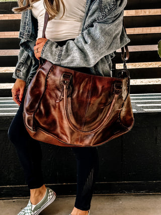 BedStu Rockaway Bag, Teak Rustic - 280 Bags - The Farmhouse