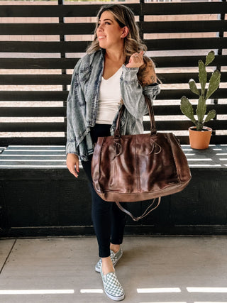 BedStu Rockaway Bag, Teak Rustic - 280 Bags - The Farmhouse