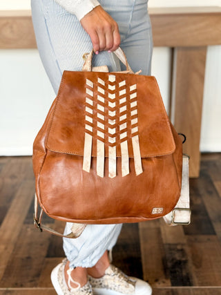 bed stu leather backpack BedStu Teji Backpack, Tan Rustic Nectar Lux