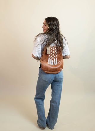BedStu Teji Backpack, Tan Rustic Nectar Lux - 280 Bags - The Farmhouse