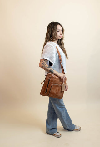BedStu Venice Beach Bag, Tan Rustic - 280 Bags - The Farmhouse