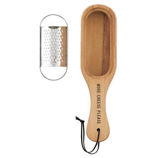 Beech Wood and Stainless Steel Grater - 440 Kitchen + Tabletop - The Farmhouse