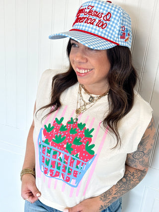 Berry Cute Tank Top - 120 Graphic Tees - The Farmhouse
