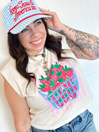 Berry Cute Tank Top - 120 Graphic Tees - The Farmhouse