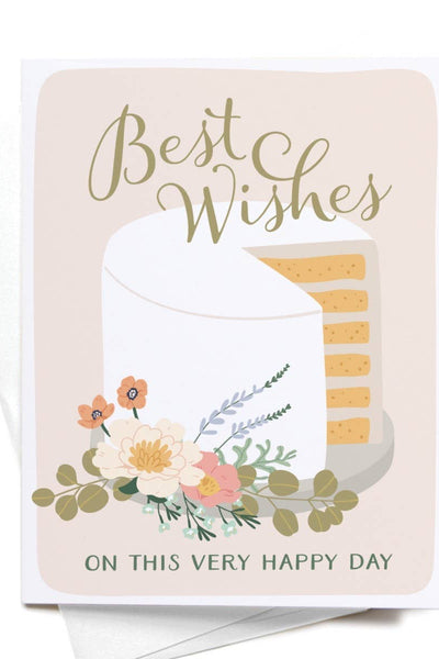 Best Wishes Cake Greeting Card