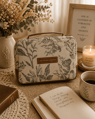 Bible Cover Fashion Amazing Grace - 423 Stationery - The Farmhouse