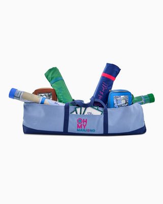 OH MY MAHJONG Blue Mat Storage Bag