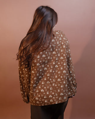 BLUE PEPPER Women's Brown Meadow Corduroy Collar Jacket - 160 Outerwear - The Farmhouse