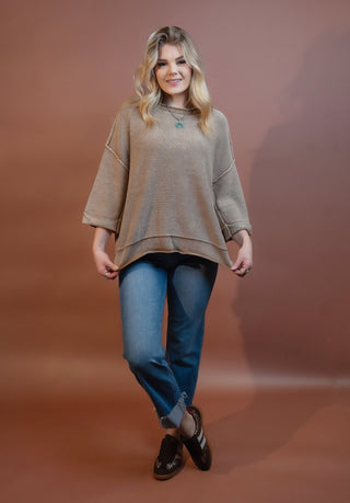 BLUE PEPPER Women's Cocoa Creek Short Sleeve Sweatshirt - 140 Sweatshirts + Sweaters - The Farmhouse